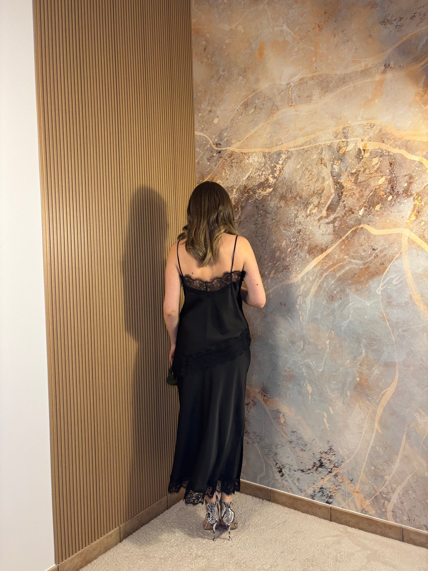 COORDINATO PIZZO NERO