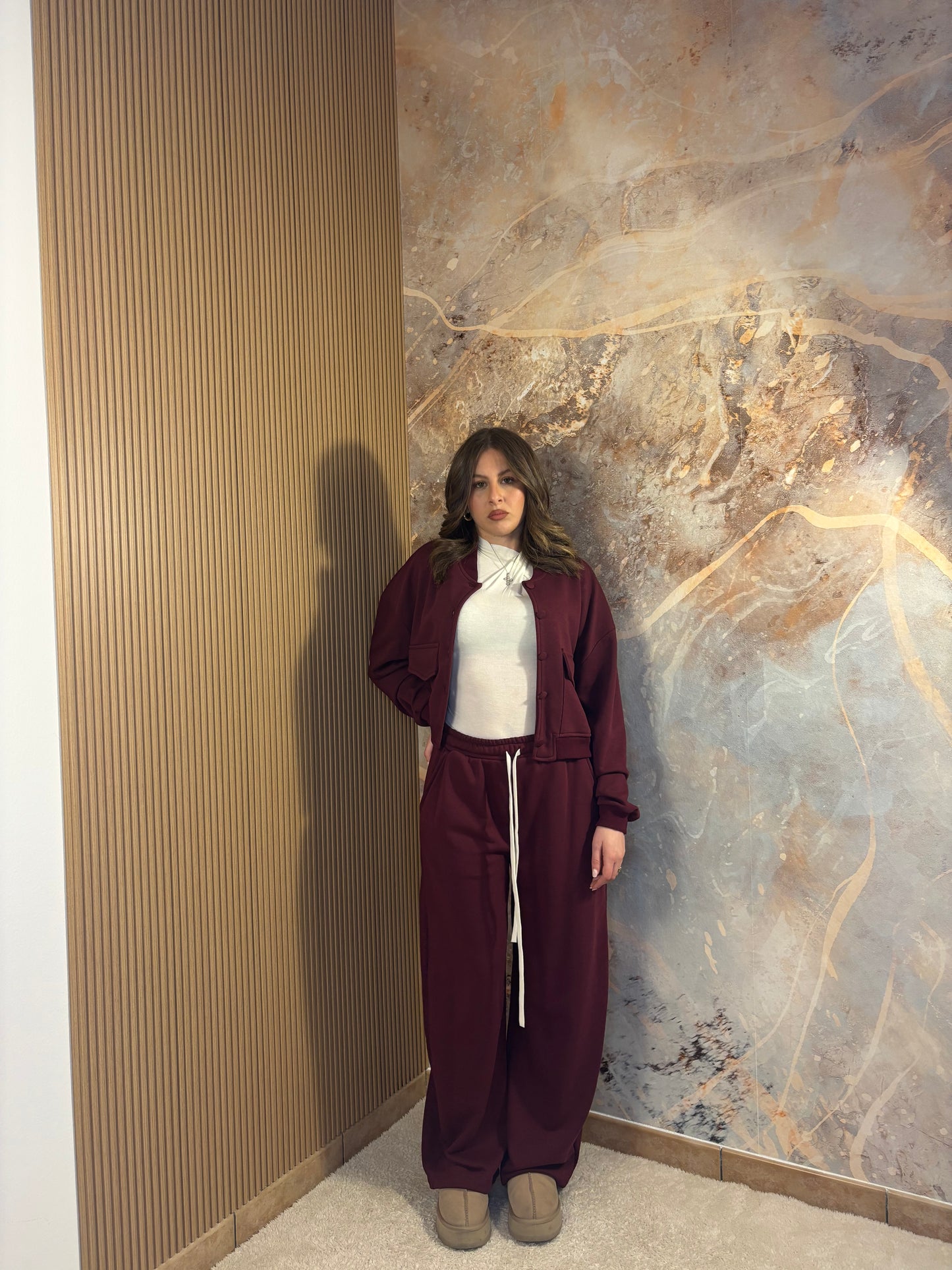 COORDINATO LENNY MARRONE