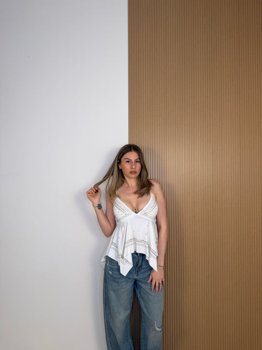 TOP COACHELLA BIANCO