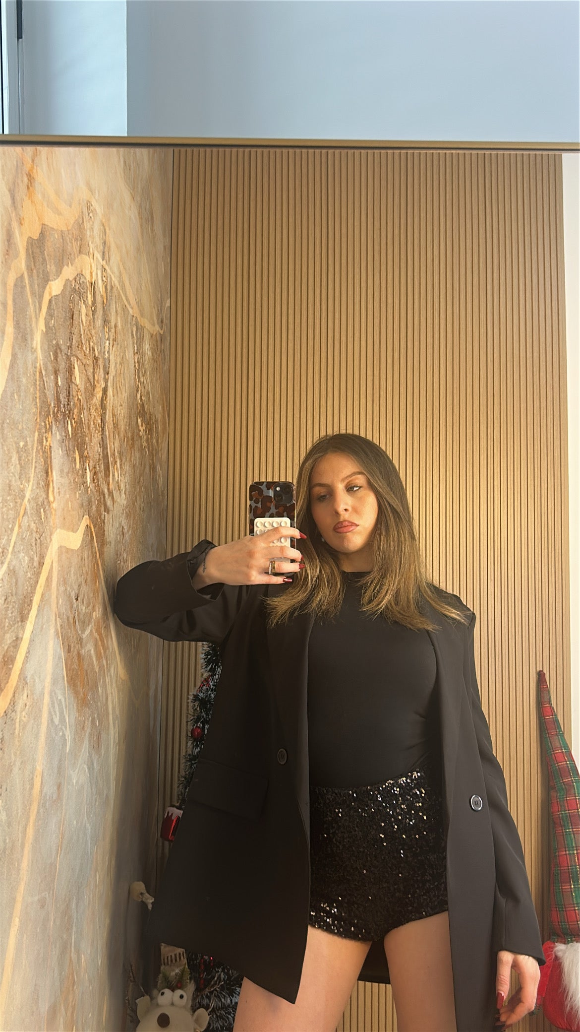 CULOTTE PAILLETTES NERA