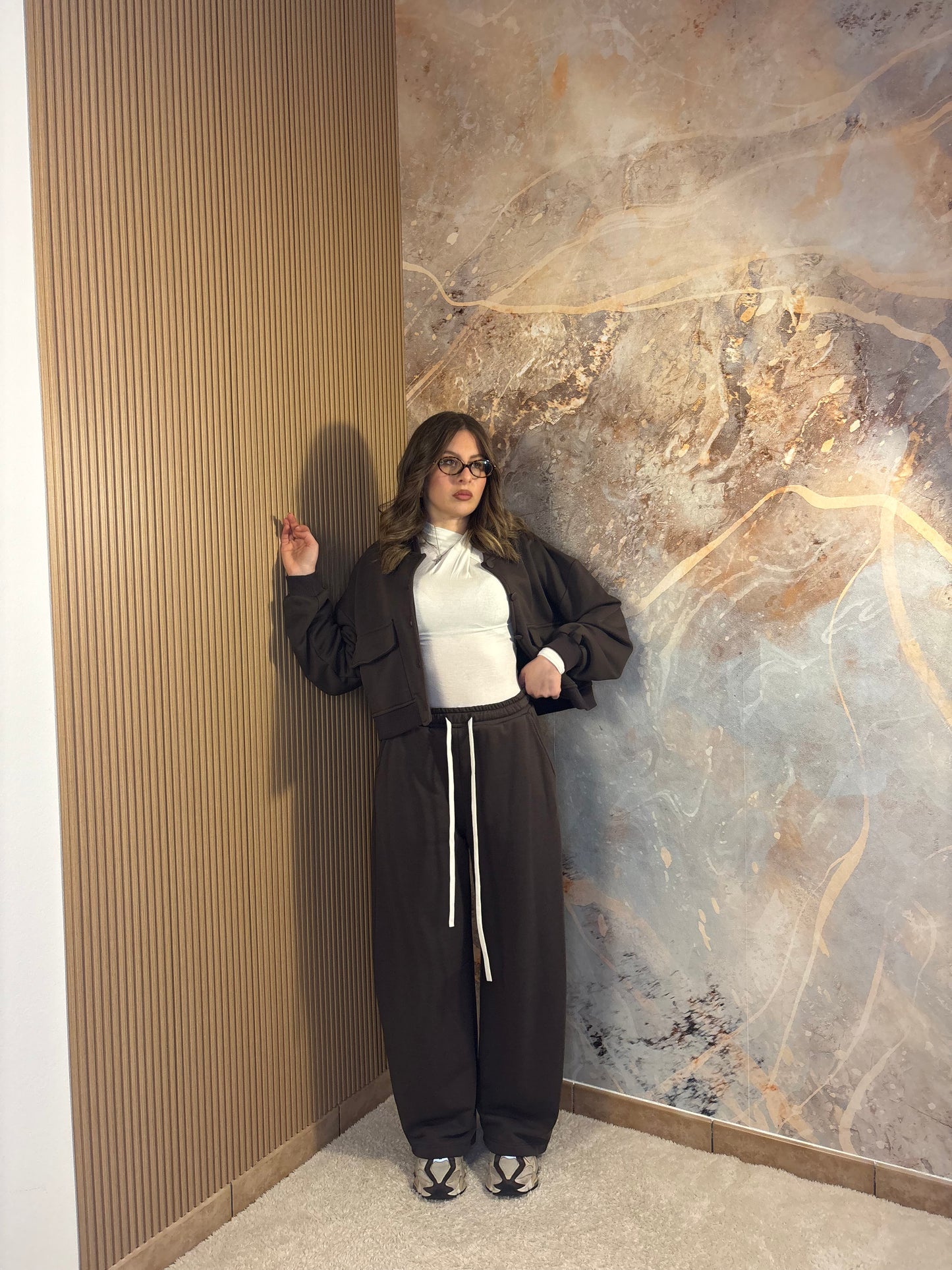 COORDINATO LENNY MARRONE