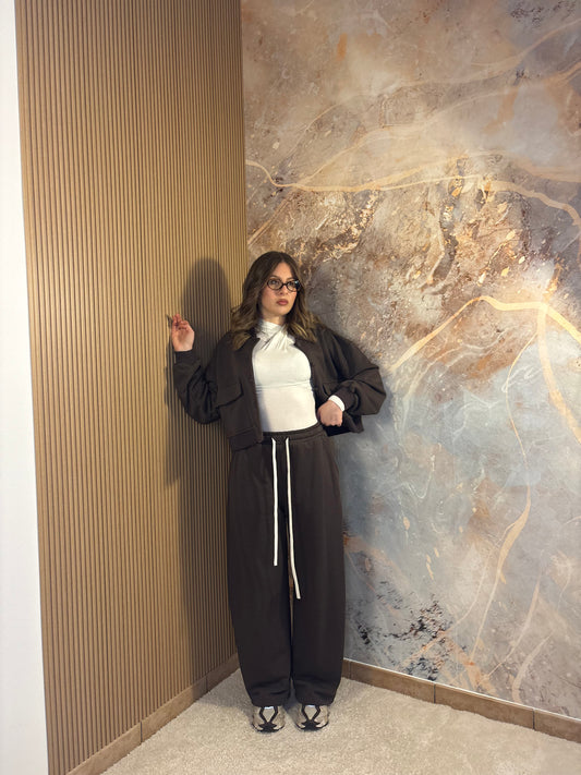 COORDINATO LENNY MARRONE