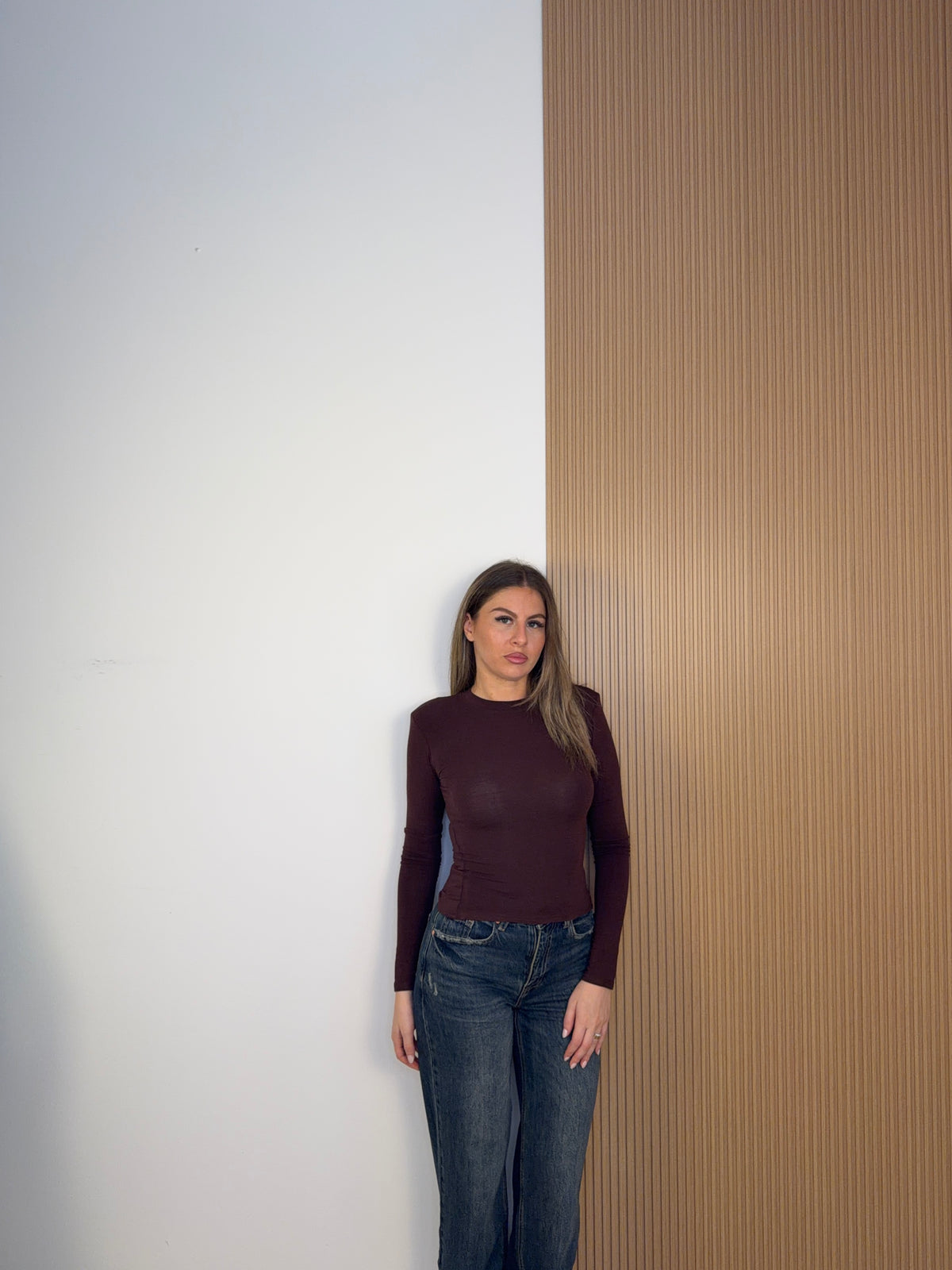 maglia semivelata bordeaux