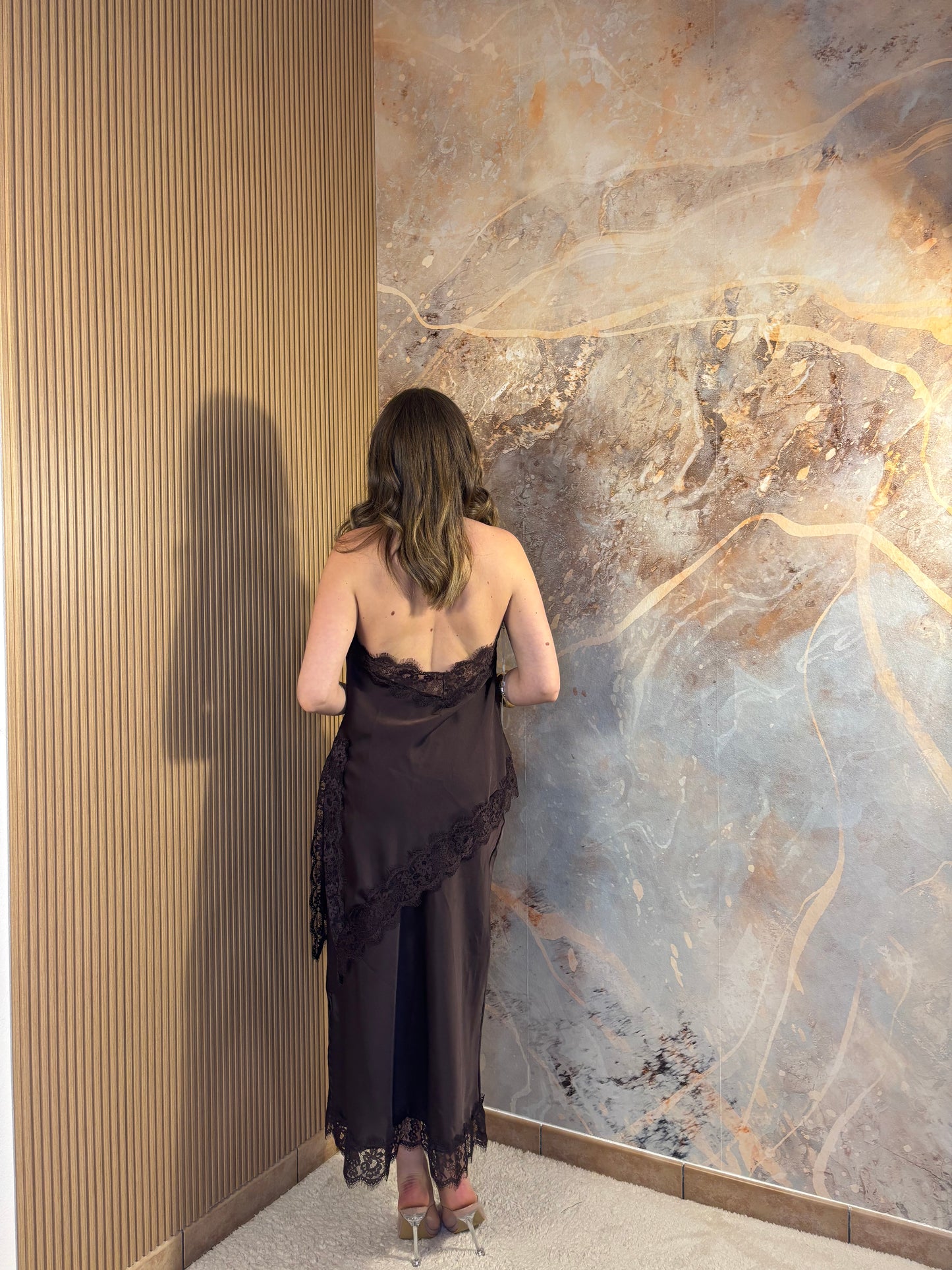 COORDINATO PIZZO MARRONE