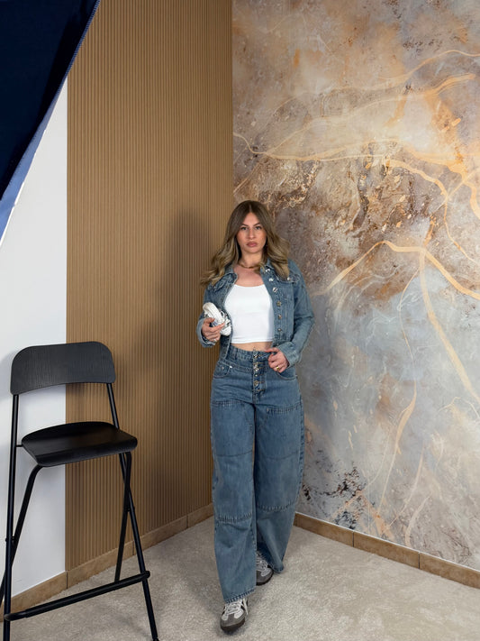 JEANS MULTI BOTTONI