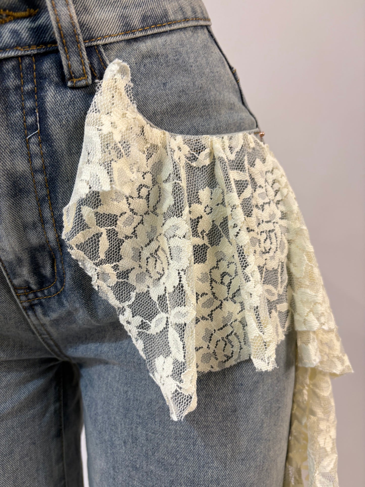 Jeans Macramè