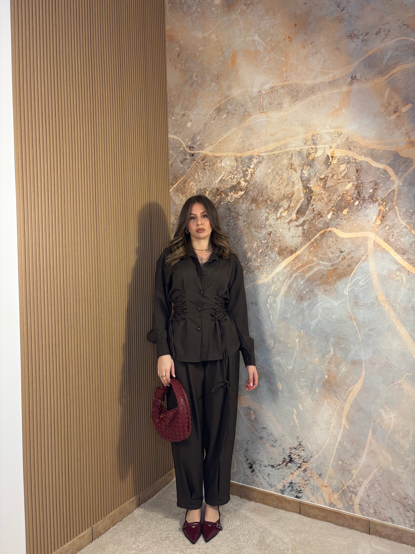 COORDINATO BORA MARRONE