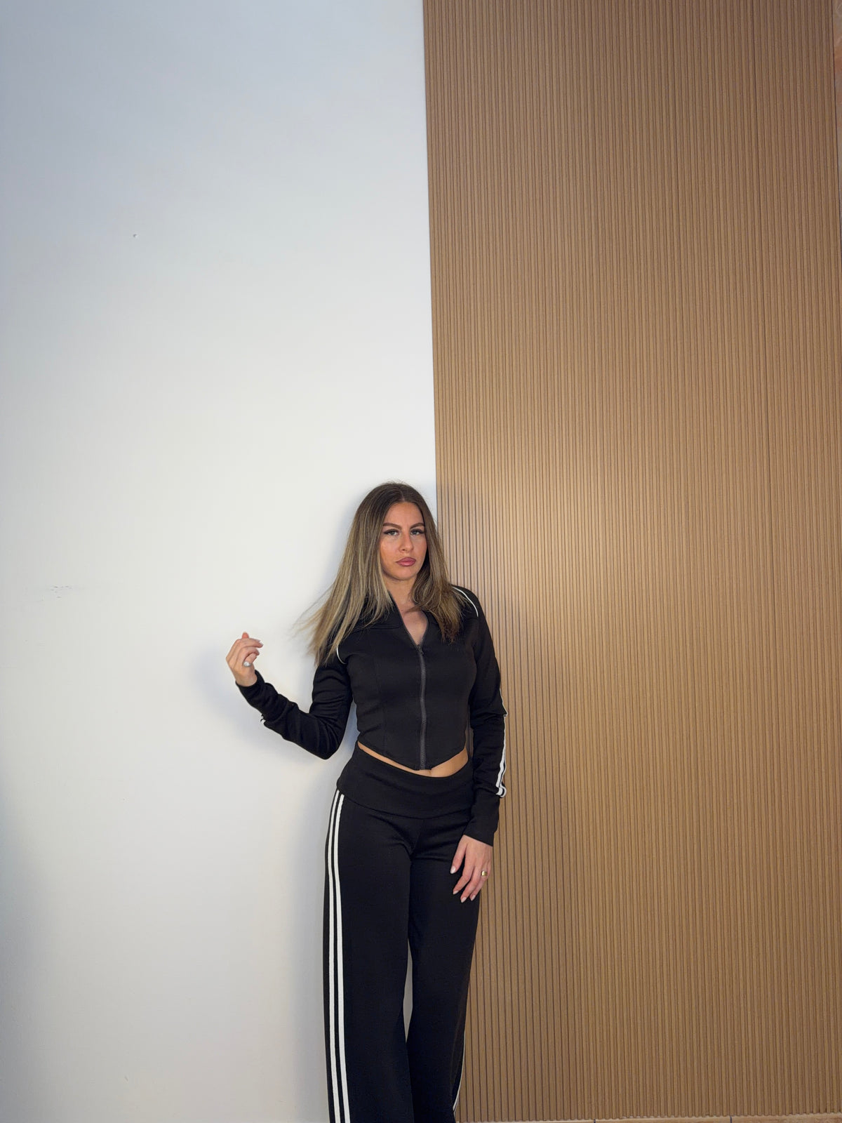 coordinato leonie marrone