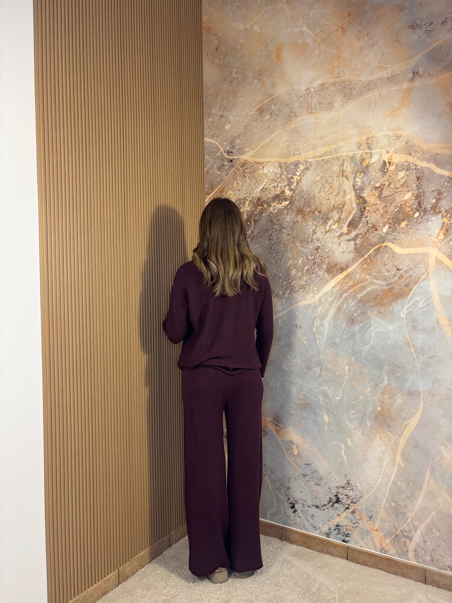 COORDINATO COMFORT BORDEAUX