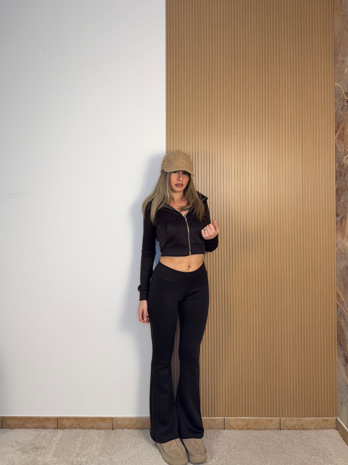 coordinato space girl marrone
