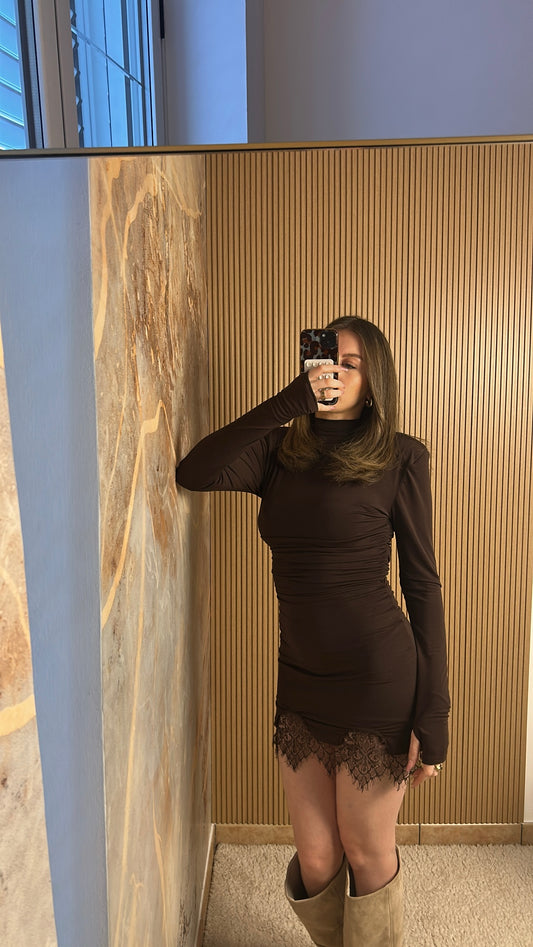 MINI ABITO DRAPPEGGIO