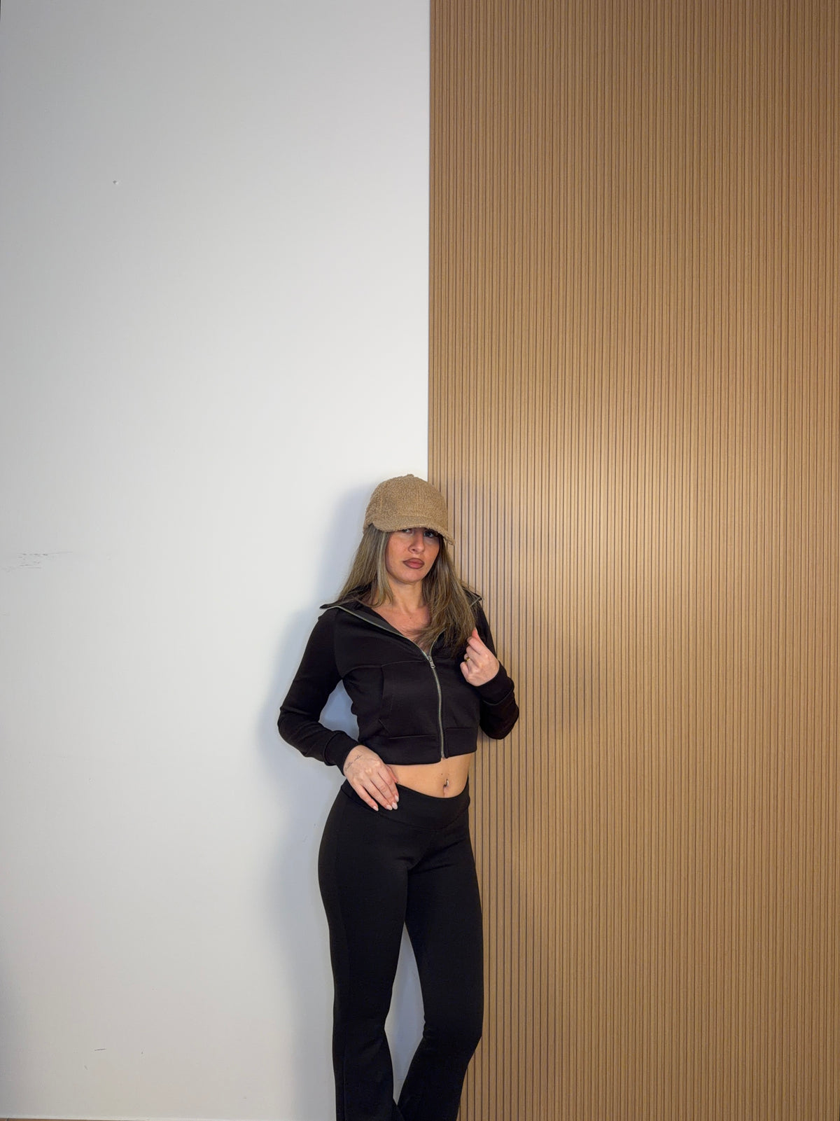 coordinato space girl marrone