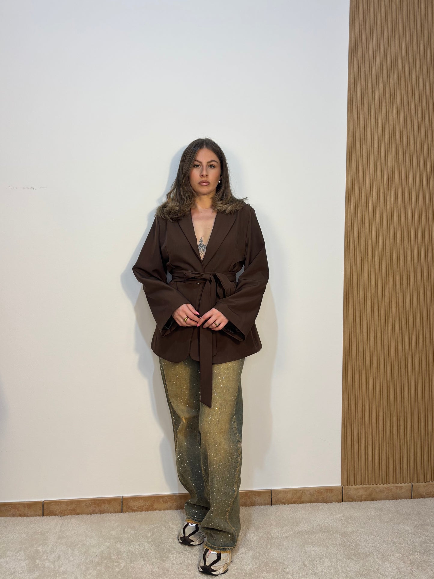 BLAZER OFFICE MARRONE