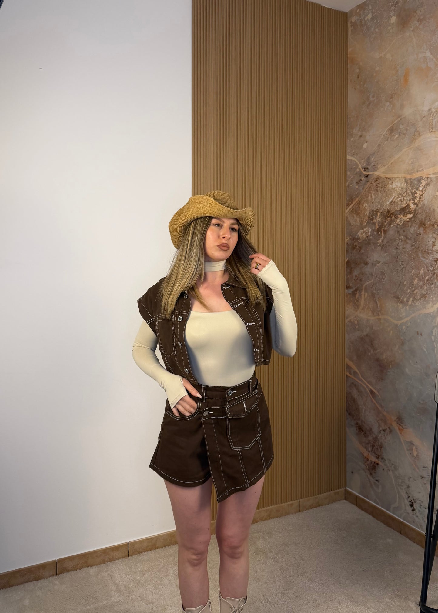 COORD TEXAS MARRONE