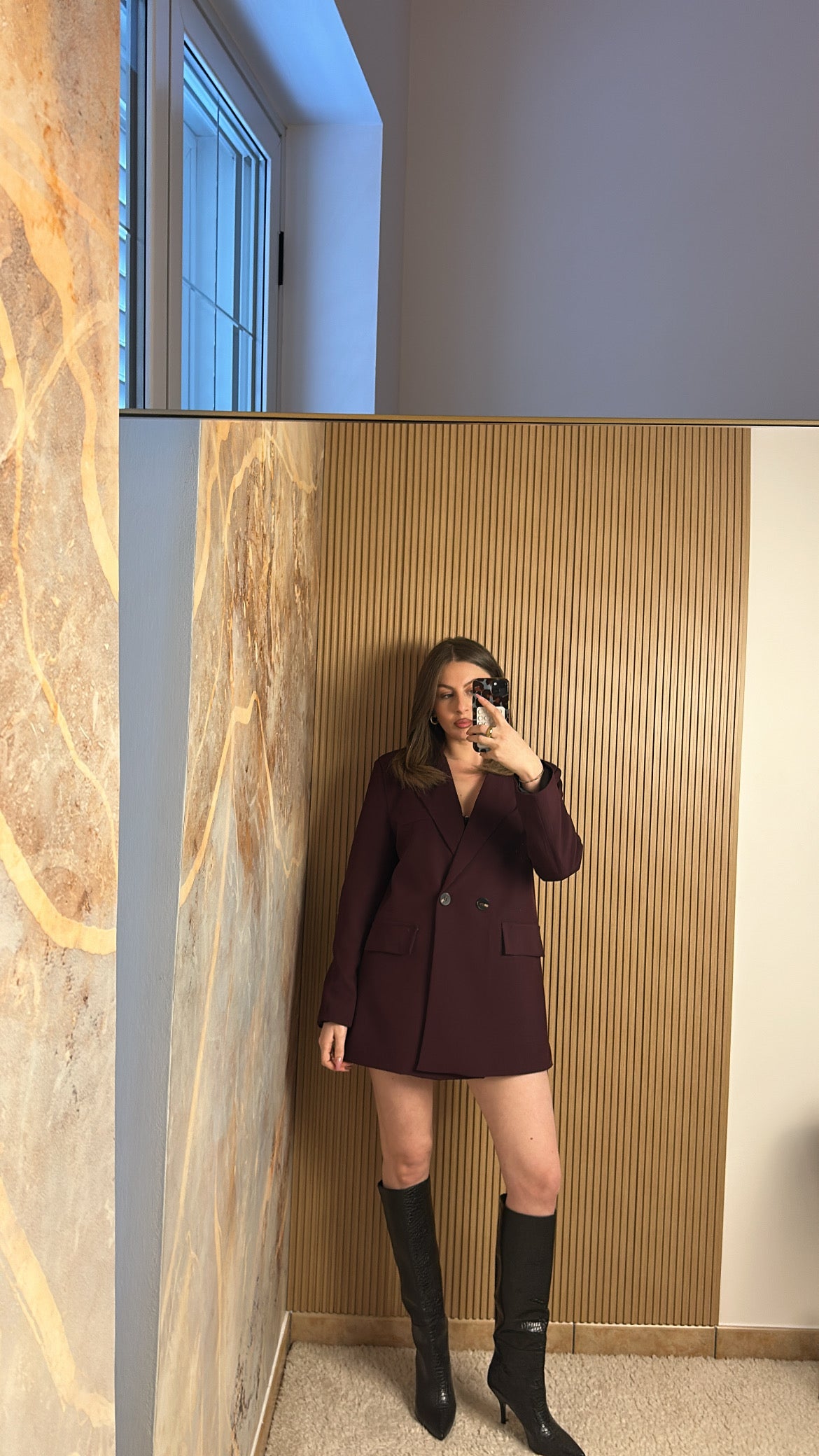 BLAZER DOPPIOPETTO BORDEAUX