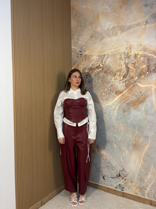 PANTALONI ECOPELLE BALLOON