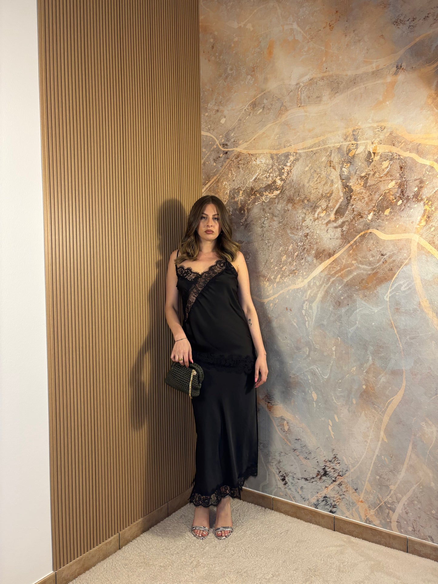 COORDINATO PIZZO NERO