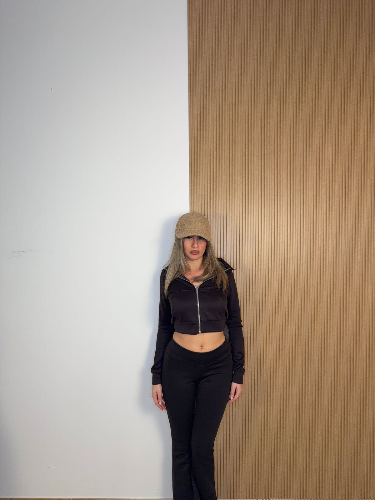 coordinato space girl marrone