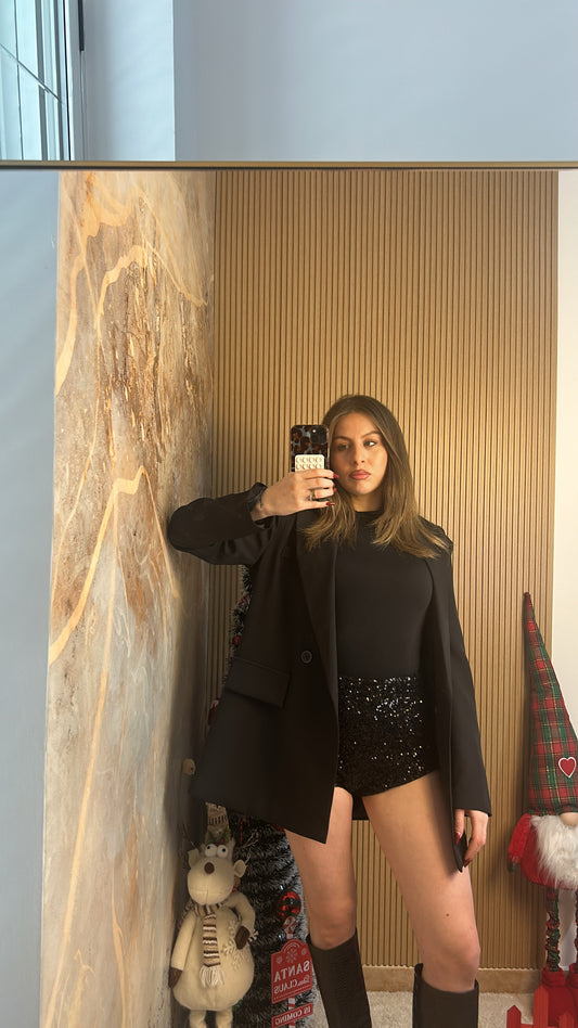 CULOTTE PAILLETTES NERA