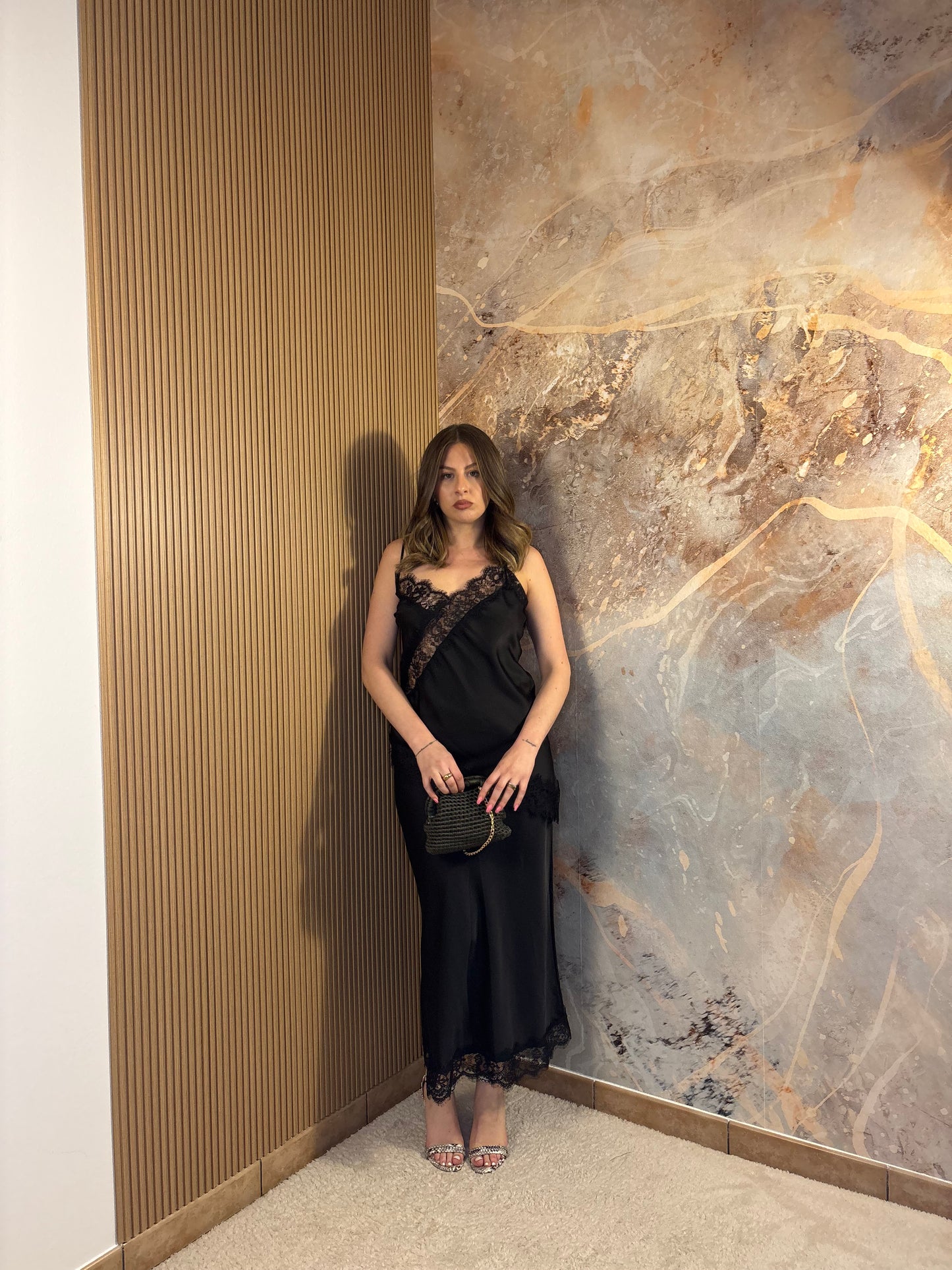 COORDINATO PIZZO NERO