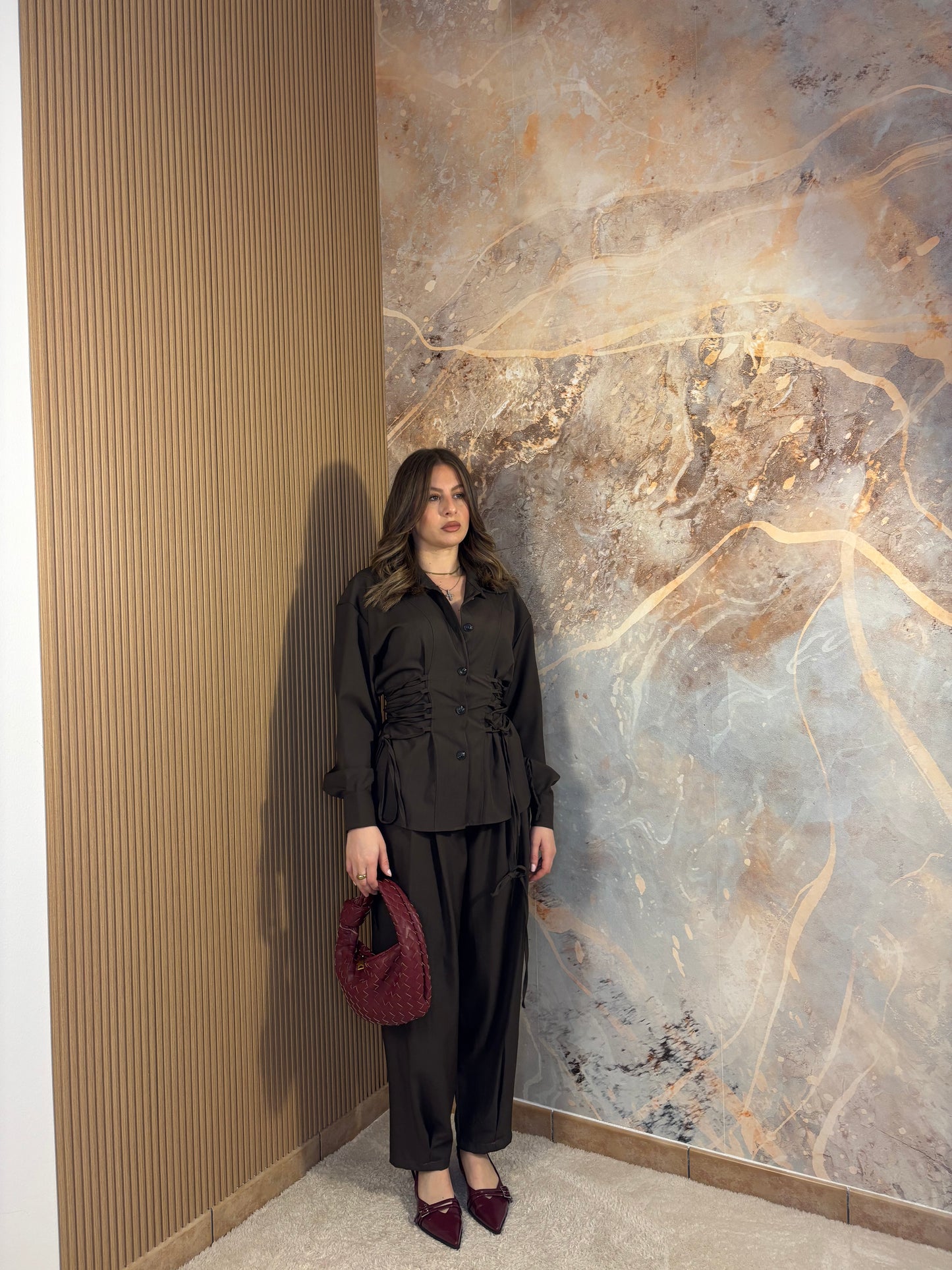 COORDINATO BORA MARRONE