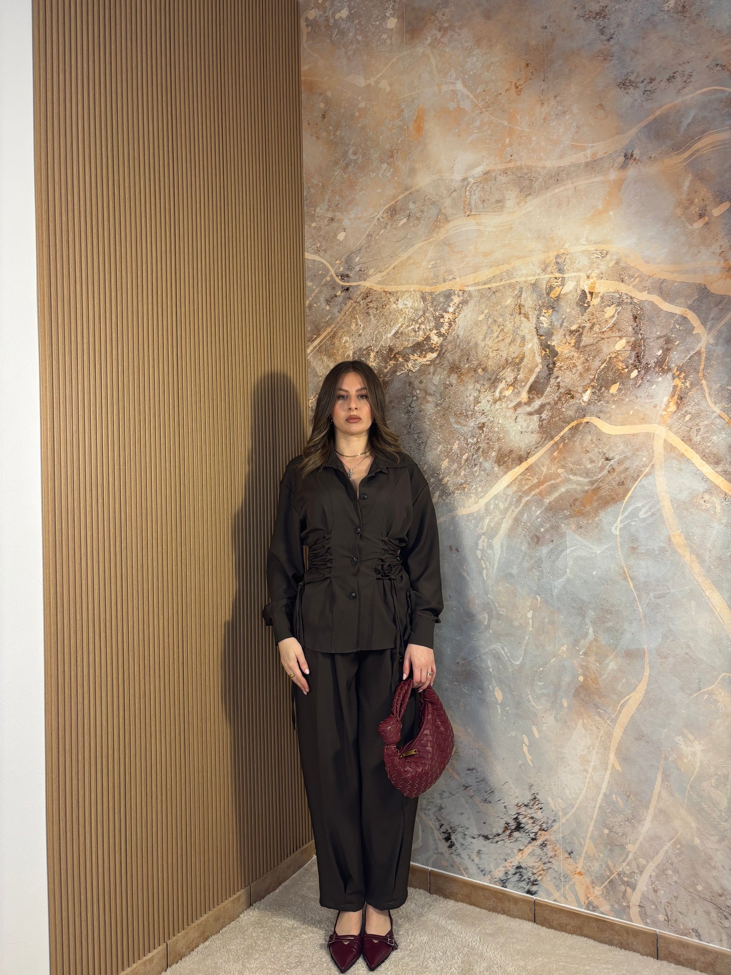 COORDINATO BORA MARRONE